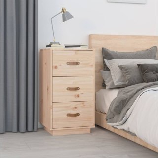   Szafka nocna, 40x40x75 cm, lite drewno sosnowe