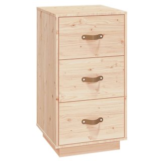   Szafka nocna, 40x40x75 cm, lite drewno sosnowe
