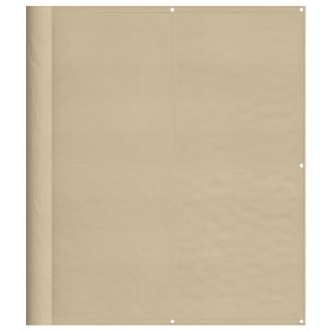  Parawan balkonowy, beżowy, 120x700 cm, 100% poliester Oxford