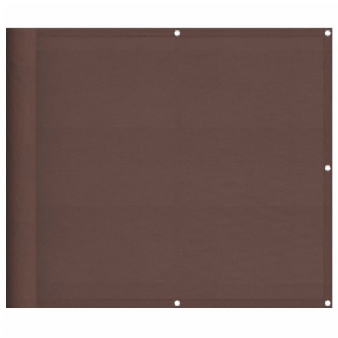  Parawan balkonowy, brązowy, 90x1000 cm, 100% poliester Oxford
