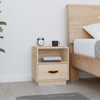  Szafka nocna, 40x34x45 cm, lite drewno sosnowe