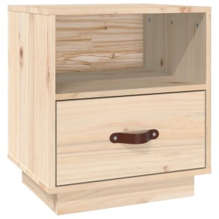  Szafka nocna, 40x34x45 cm, lite drewno sosnowe