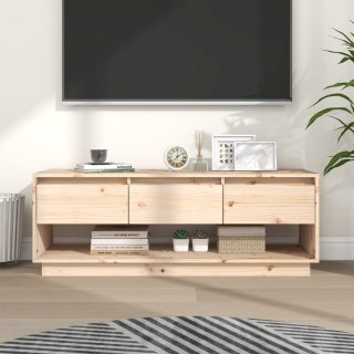  Szafka pod telewizor, 110,5x34x40 cm, lite drewno sosnowe