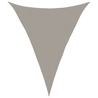  Żagiel przeciwsłoneczny, 160 g/m², jasnoszary, 5x6x6 m, HDPE