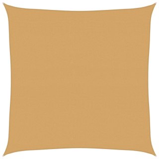  Żagiel przeciwsłoneczny, 160 g/m², piaskowy, 5x5 m, HDPE