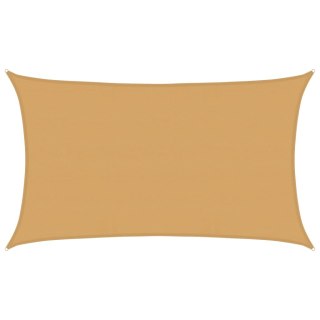  Żagiel przeciwsłoneczny, 160 g/m², piaskowy, 5x8 m, HDPE