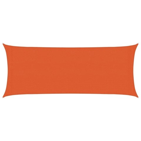  Żagiel przeciwsłoneczny, 160 g/m², pomarańczowy, 2x4,5 m, HDPE