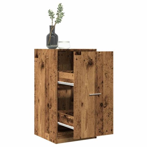  Szafka apteczna, stare drewno, 40x41x77,5 cm
