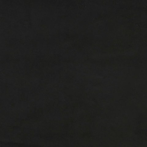 Ławka, czarna, 110x76x80 cm, obita aksamitem Ławka, czarna, 110x76x80 cm, obita aksamitem
