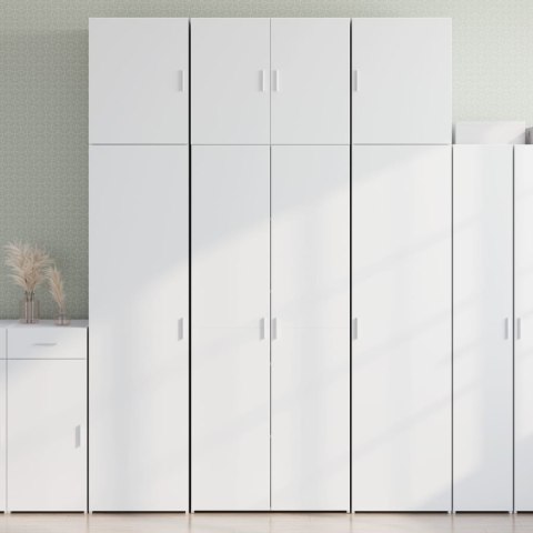  Wysoka szafka, biała, 80x42,5x249 cm, materiał drewnopochodny