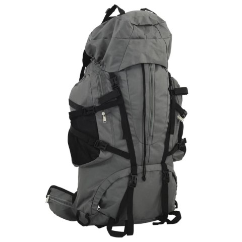  Plecak turystyczny, szary, 60 L, tkanina Oxford