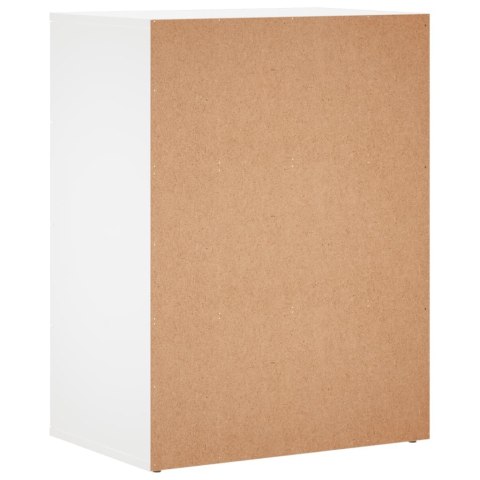  Szafki, 2 szt., białe, 60x39x80 cm, materiał drewnopochodny