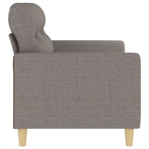  Sofa 2-osobowa, kolor taupe, 140 cm, tapicerowana tkaniną