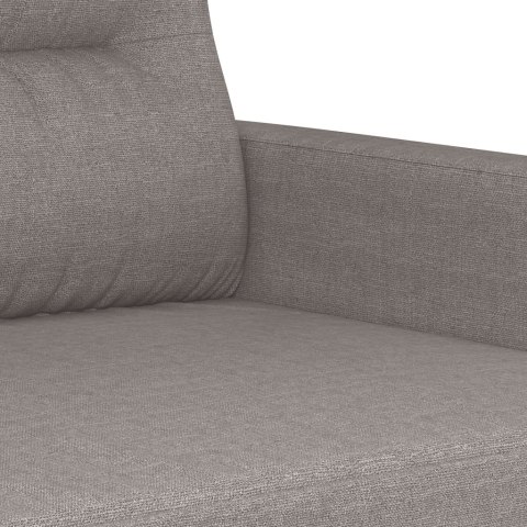  Sofa 2-osobowa, kolor taupe, 140 cm, tapicerowana tkaniną