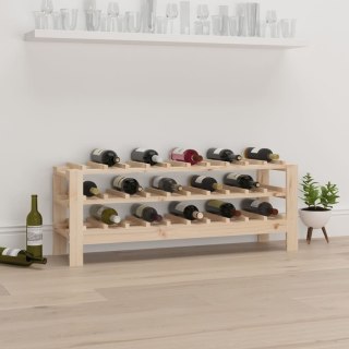  Stojak na wino, 109,5x30x42 cm, lite drewno sosnowe