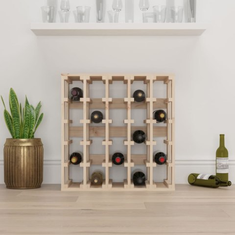  Stojak na wino, 58,5x33x60,5 cm, lite drewno sosnowe