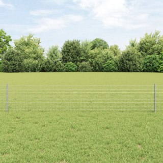  Ogrodzenie Euro Zestaw 3 Stal ocynkowana 50 x 0.4 m Wytrzymałe