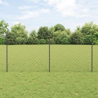  Ogrodzenie siatkowe z 20 słupkami U Szary 1.2x10 m Stal