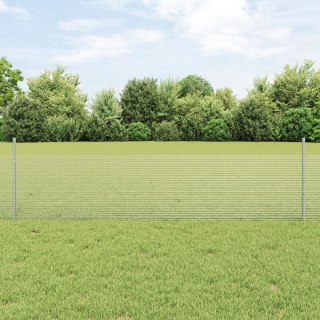  Ogrodzenie spawane z 44 słupkami srebrnymi 0.5x100 m stal