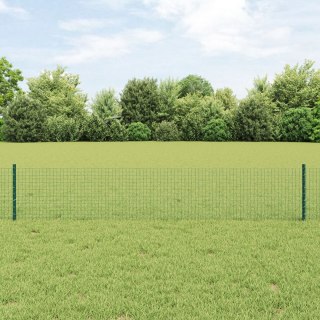  Ogrodzenie z drutu spawanego z 22 słupkami zielonym 0.4x50 m stalowym