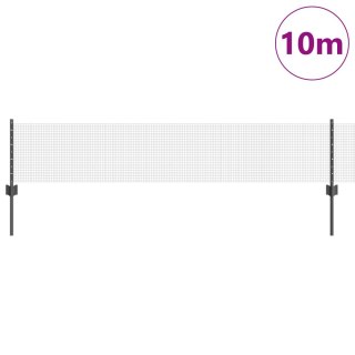  Ogrodzenie z drutu spawanego z 5 słupkami U Szare 0.4 x 10 m Stal