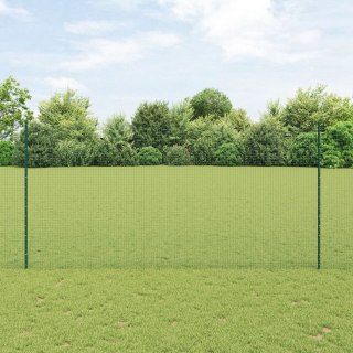  Ogrodzenie z drutu spawanego z 5 słupkami zielonym 1.6x10 m stalowym