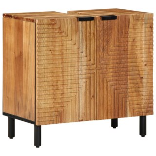 Szafka umywalkowa  62x33x58 cm z litego drewna akacjowego