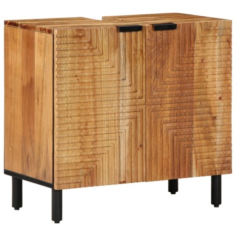 Szafka umywalkowa 62x33x58 cm z litego drewna akacjowego Szafka umywalkowa 62x33x58 cm z litego drewna akacjowego