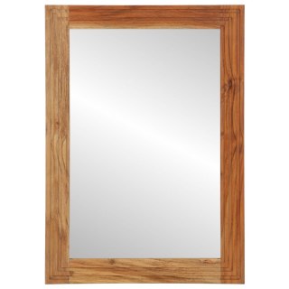  Lustro łazienkowe 50x70x3 cm z litego drewna akacjowego