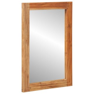  Lustro łazienkowe 50x70x3 cm z litego drewna akacjowego