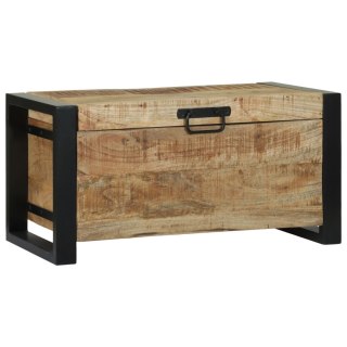 VidaXL Skrzynie do przechowywania 60x30x30cm lite drewno mango i metal