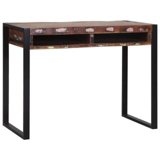  Toaletka z lustrem Wielokolorowa 100x50x75 cm z litego drewna z odzysku