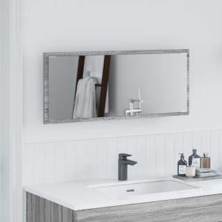 Lustro  Szaro-sonoma Drewno inżynieryjne 90 x 33 cm Lustro