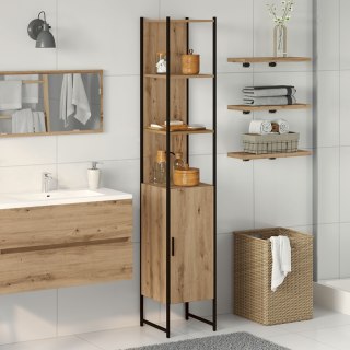 Szafka łazienkowa  Artisan Oak 33x33x185,5 cm z drewna inżynieryjnego