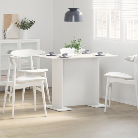 Stół jadalny Biały 110x60x75 cm z drewna inżynieryjnego Stół jadalny Biały 110x60x75 cm z drewna inżynieryjnego
