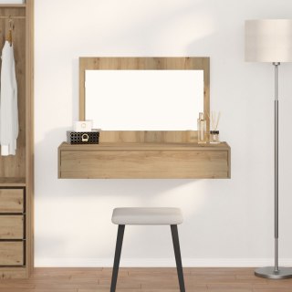  Ścienna toaletka z litego dębu 100x40x70 cm