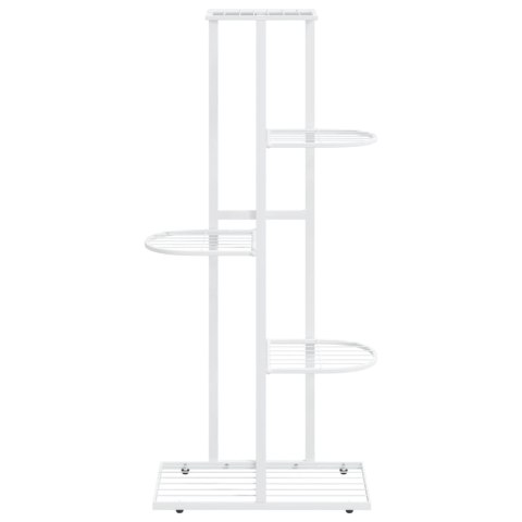 5-poziomowy stojak na kwiaty, 43x22x98 cm, biały, metalowy 5-poziomowy stojak na kwiaty, 43x22x98 cm, biały, metalowy