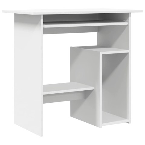 Biurko, białe, 80x45x74 cm, materiał drewnopochodny Biurko, białe, 80x45x74 cm, materiał drewnopochodny