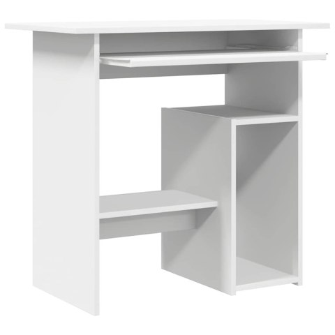 Biurko, białe, 80x45x74 cm, materiał drewnopochodny Biurko, białe, 80x45x74 cm, materiał drewnopochodny