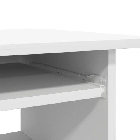 Biurko, białe, 80x45x74 cm, materiał drewnopochodny Biurko, białe, 80x45x74 cm, materiał drewnopochodny