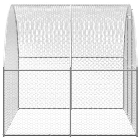 Klatka zewnętrzna dla kurcząt, 3x4x2 m, stal galwanizowana Klatka zewnętrzna dla kurcząt, 3x4x2 m, stal galwanizowana