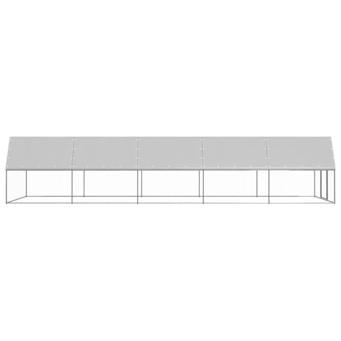 Klatka zewnętrzna dla kurcząt, 3x10x2 m, stal galwanizowana Klatka zewnętrzna dla kurcząt, 3x10x2 m, stal galwanizowana