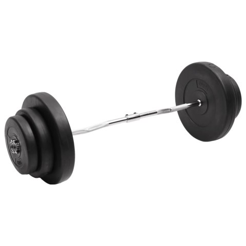 Sztanga z gryfem łamanym i obciążnikami, 60 kg Sztanga z gryfem łamanym i obciążnikami, 60 kg