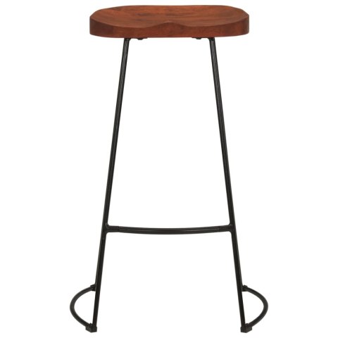 Stołki barowe Gavin, 2 szt., 50x40x78 cm, lite drewno mango Stołki barowe Gavin, 2 szt., 50x40x78 cm, lite drewno mango