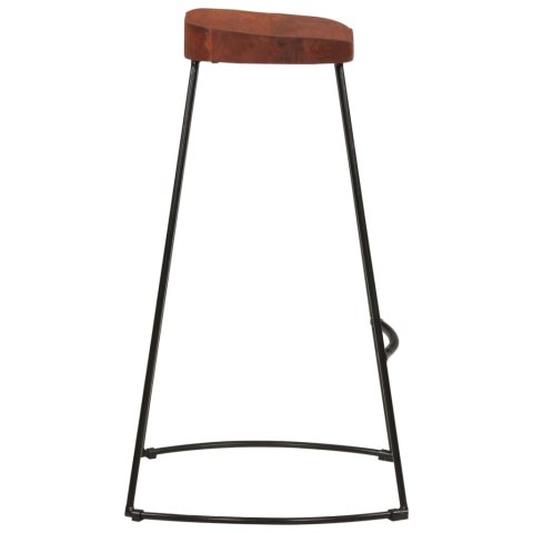 Stołki barowe Gavin, 2 szt., 50x40x78 cm, lite drewno mango Stołki barowe Gavin, 2 szt., 50x40x78 cm, lite drewno mango