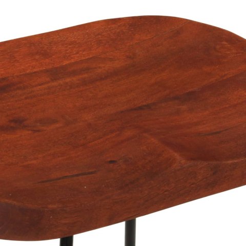 Stołki barowe Gavin, 2 szt., 50x40x78 cm, lite drewno mango Stołki barowe Gavin, 2 szt., 50x40x78 cm, lite drewno mango