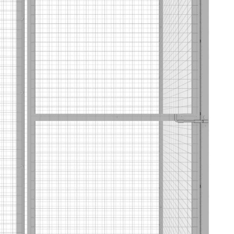  Klatka dla kota, 3 x 1,5 x 1,5 m, stal galwanizowana