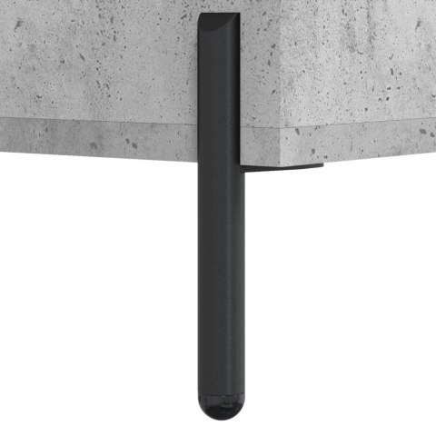 Biurko, szarość betonu, 140x50x75 cm, materiał drewnopochodny Biurko, szarość betonu, 140x50x75 cm, materiał drewnopochodny