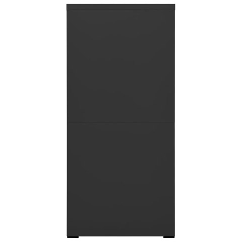 Szafka kartotekowa, antracytowa, 46x62x133 cm, stalowa Szafka kartotekowa, antracytowa, 46x62x133 cm, stalowa