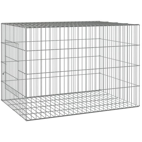 Klatka dla królika, 78x54x54 cm, galwanizowane żelazo Klatka dla królika, 78x54x54 cm, galwanizowane żelazo